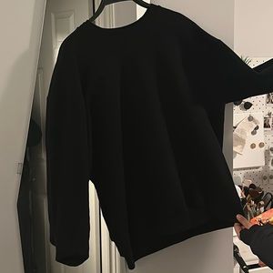 ARITZIA WILFRED FREE FLEECE OVERSIZED CREW SWEATSHIRT